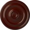 Ekena Millwork Devon Ceiling Medallion (Fits Canopies up to 3 5/8"), 15 3/4"OD x 1 1/2"P, Brushed Mahogany CM15DEBMF - alternate 1